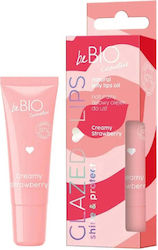 beBio Glazed Lips Creamy Strawberry 10ml