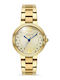 Vogue Carmen Mini Γυναικείο Ρολόι 32mm Μπαταρίας με Χρυσό Μεταλλικό Μπρασελέ