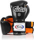 Fairtex Γάντια Πυγμαχίας Δερμάτινα για Αγώνα Μαύρα