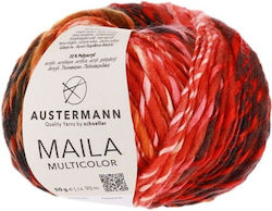 Wool Yarn 65% Acrylic 35% Multicolor 90 M 50 G ...