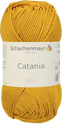 Crochet Knitting Yarn 100% Cotton Thread Thickness No 2 Fine Length 125 M 50g Catania Gold 00249