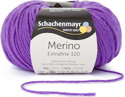 Schachenmayr Merino Extrafine 120 Μάλλινο Viole...