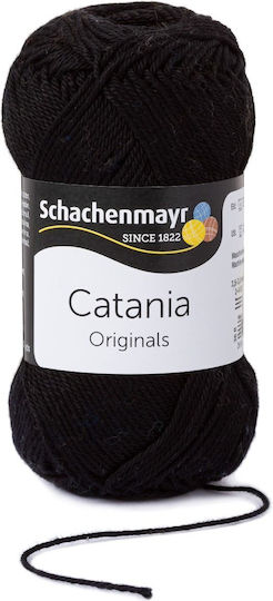 Schachenmayr Catania Originals Bumbac Negru 125m
