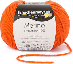 Schachenmayr Merino Extrafine 120 Μάλλινο Orang...