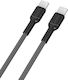 Dudao USB 2.0 Cable USB-C male - USB-C 240W PD Μαύρο 1.2m