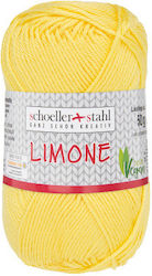 100% Cotton Yarn Limone Knitting Crocheting 125...