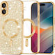 Techsuit Luxury Umschlag Rückseite Gold (iPhone...