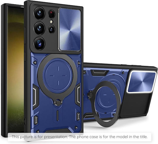 Techsuit Camguard Pro Umschlag Rückseite Silikon Blau (Moto G05 / E15)