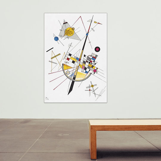 Canvas Wassily Kandinsky Thin Intensity No 85 96x132
