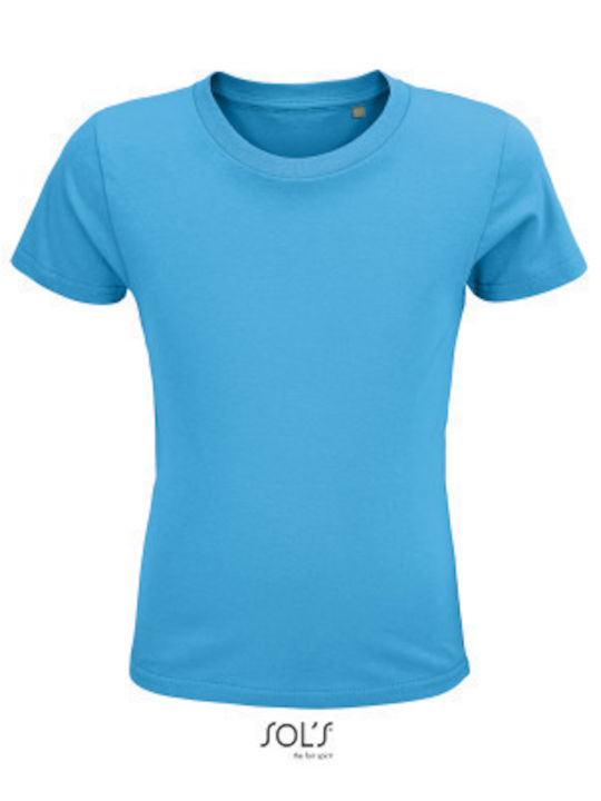 Sol's Kids' T-shirt Aqua Crusader