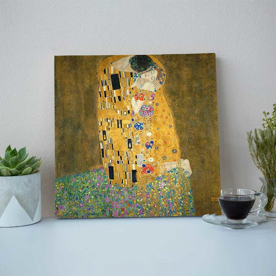 Καμβάς Gustav Klimt Φιλί 66χ66 Καμβάς Gustav Klimt Φιλί 66χ66