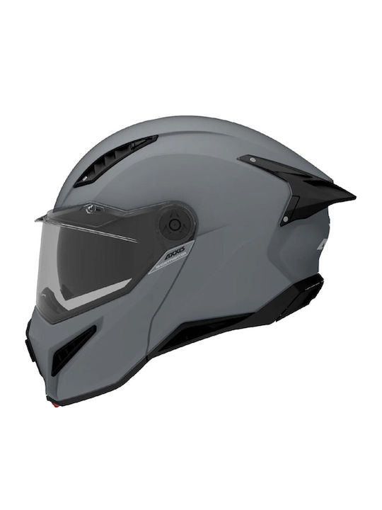 Axxis Ghostfighter A12 Сив Матиран Каска За Мот...