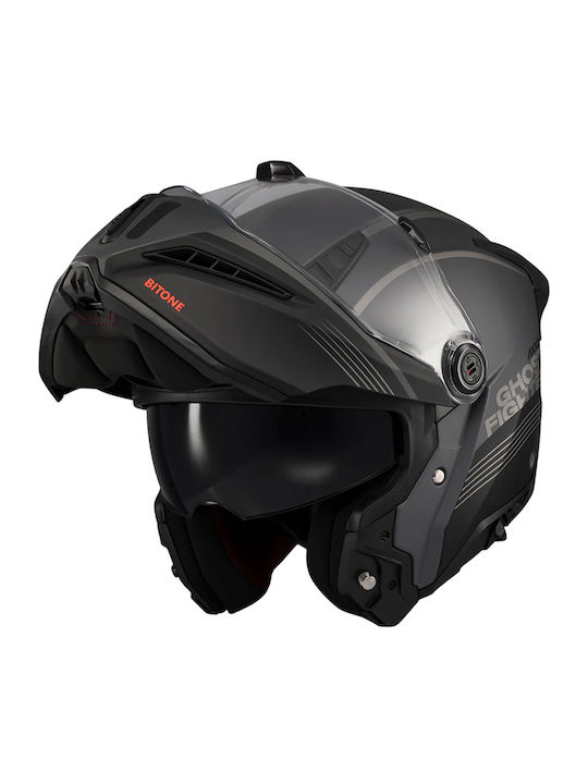 Tucano Urbano Ghostfighter C12 Bitone Matt Κράνος Μηχανής Flip-Up ECE 22.06 με Sunvisor