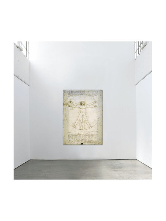Καμβάς Leonardo Da Vinci Ο Άνθρωπος Του Βιτρούβιου 66χ93