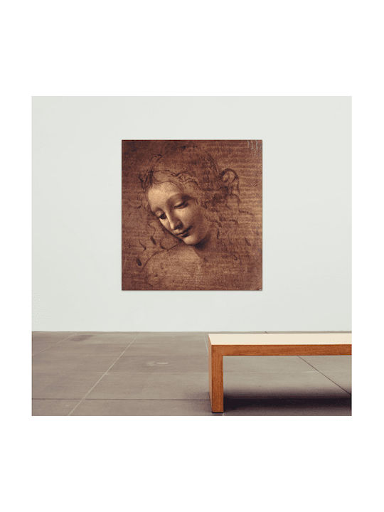 Καμβάς Leonardo Da Vinci Γυναικείο Κεφάλι 142x142
