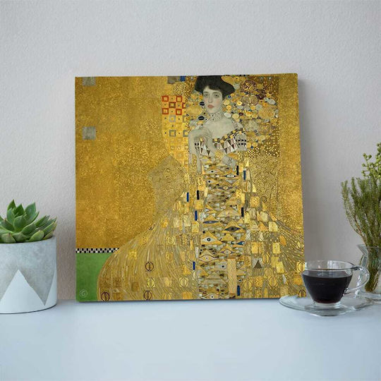 Καμβάς Gustav Klimt Γυναίκα Χρυσό 127χ127 Καμβάς Gustav Klimt Γυναίκα Χρυσό 127χ127