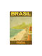Плакат Brazil Typographic 30x40