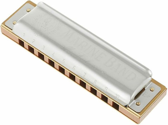 Hohner Harmonica Marine Band 1896 Classic Key of E (Mi) Major