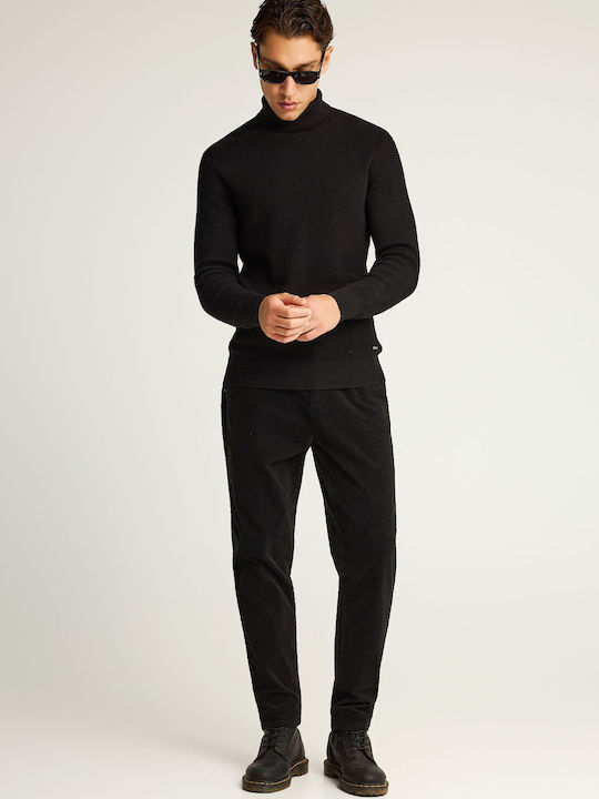 Funky Buddha Long Sleeve Black Sweater