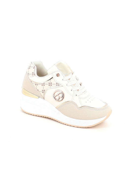 B-Soft Γυναικεία Sneakers Μπεζ