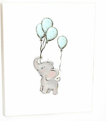 Album Pocket Cases 40 Photos 15x21 Elephant Light Blue Balloons