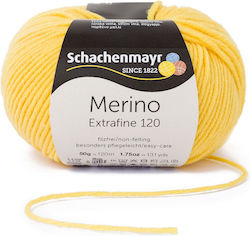 Schachenmayr Merino Extrafine 120 Μάλλινο Yello...