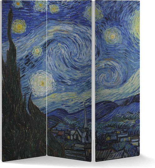Van Gogh „Noaptea înstelată” Decorativ Paravan din Pânză 280x180cm