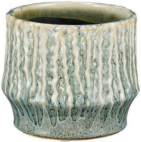 Mica Planter Ceramic Blue 13x11cm.