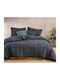 Nef-Nef Homeware Sheet Sets King Size Flannel with Elastic 180x200+32cm. Naiberg Denim 4pcs
