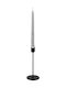 Candle Holder Metal in Black Color 8x20cm 1pcs