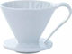 Dripper Cafec Flower 4 Cups Λευκό