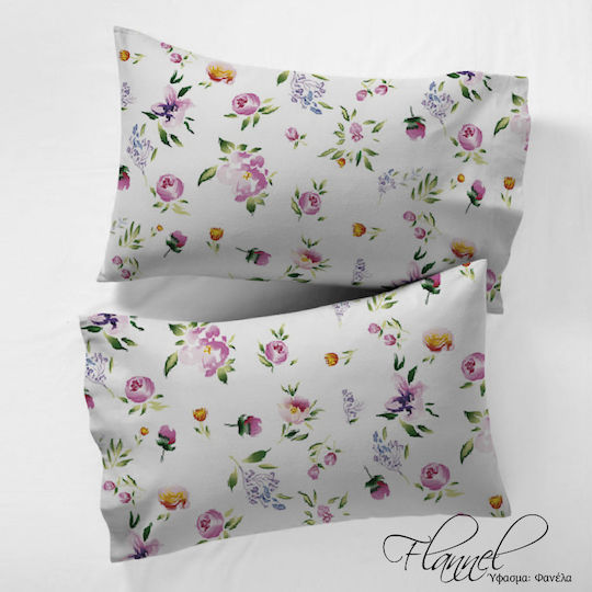 Isadore Lorraine Kissenbezug-Set Happy-flower-pink 50x70cm.