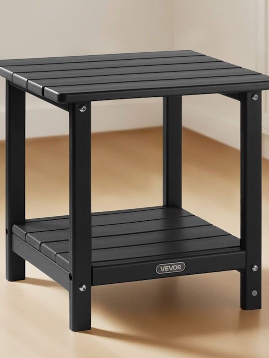 Tisch Stabil Black 45x45cm