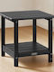 Tisch Stabil Black 45x45cm