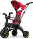 Doona Tricicletă pentru copii Liki Trike S1 Pliabil, Transformabil cu Mâner Parental & Cort pentru 10+ luni Flame Red