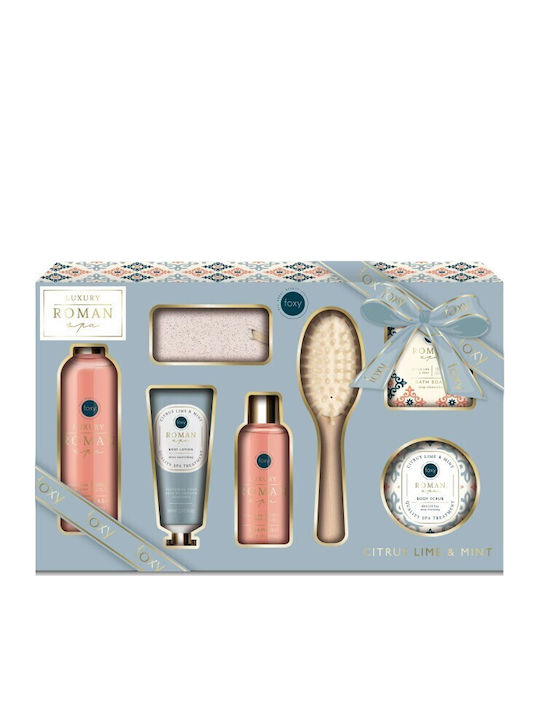 Foxy Luxury Roman Spa Set Skin Care Set for Moisturizing 7pcs