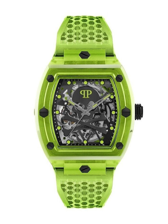 Philipp Plein Skeleton Ανδρικό Ρολόι Αυτόματο μ...