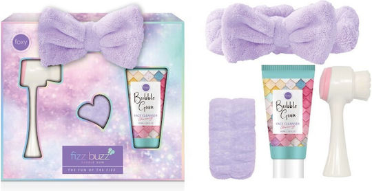 Foxy Face Care Set Bubble Gum Hautpflegeset für Gesichtsreinigung 4Stück