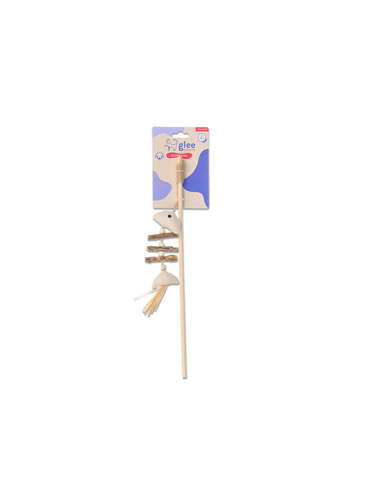 Παιχνίδι Γάτας Glee Fish Bone Wand Stick Catnip 21x6cm 91157
