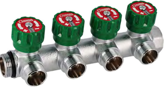 Manifold Switch 4 Ports General Fittings 1" Thread 24x19