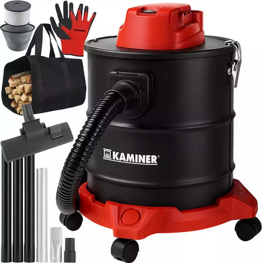 Kaminer Ash Vacuum 1600W with 20lt Waste Container