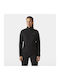 Daybreaker Fleece Women's Cardigan with Zipper Black