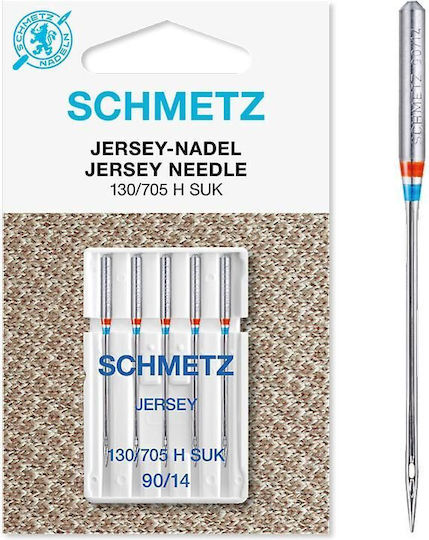 Set 5 Schmetz Игли За Тъкане Размер 90 За Шевна Машина Система 130/705 H