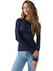 Fimelle Women's Long Sleeve T-Shirt Blue