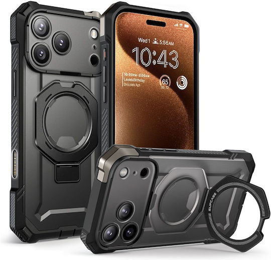 Supcase Ub Grip Mag Umschlag Rückseite Silikon / Kunststoff Schwarz (iPhone 17 Pro)