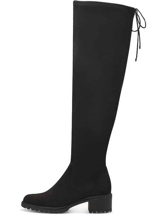 Damenstiefel Über dem Knie Schwarz