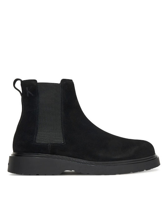 Calvin Klein Suede Black Boots