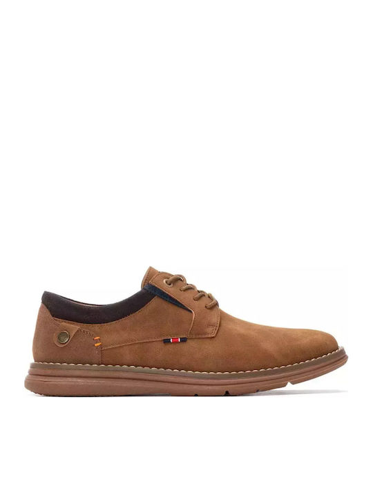 Refresh Men's Synthetic Leather Casual Shoes Brown