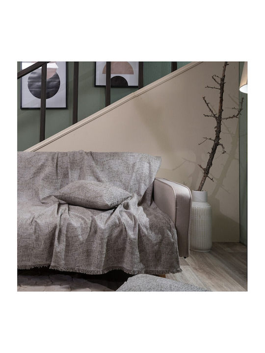 Teoran Midland Viersitzer-Sofa Überwurf Chenille 180x350cm