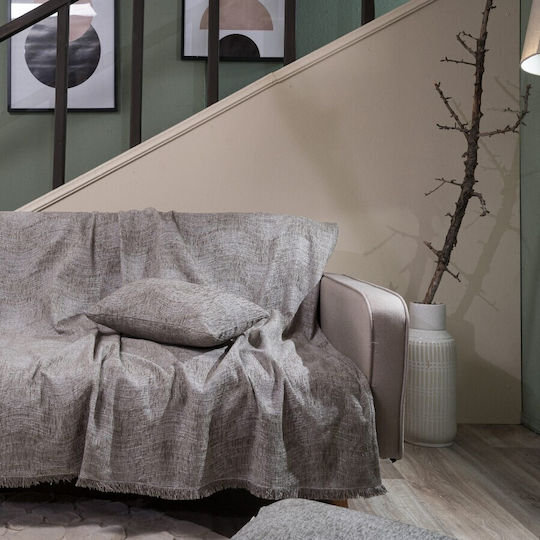 Teoran Midland Four-Seater Sofa Throw Chenille 180x350cm